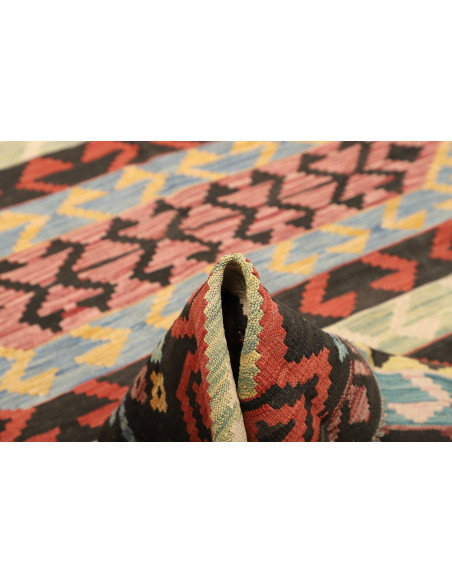 Kilim 202x305 Cm Kilim, Afghanistan, Hand-carded Wool, 0.3