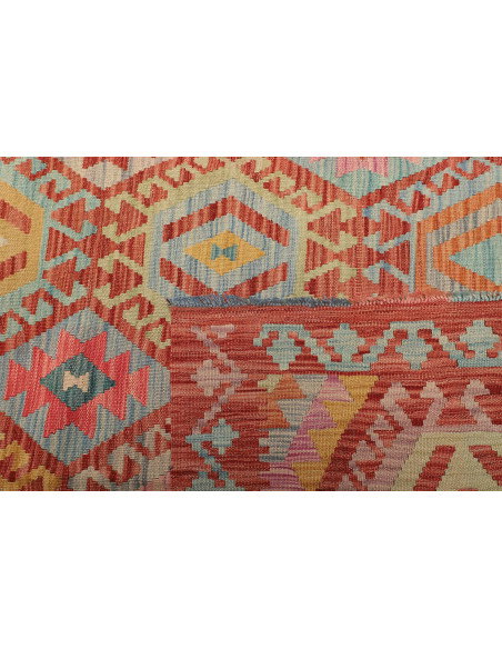Kilim 205x294 Cm Kilim Afghanistan Hand-carded Wool Cotton