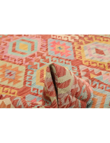 Kilim 205x294 Cm Kilim Afghanistan Lana Cardata A Mano