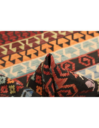 Kilim 201x289 Cm Afghan Kilim Hand-carded Wool