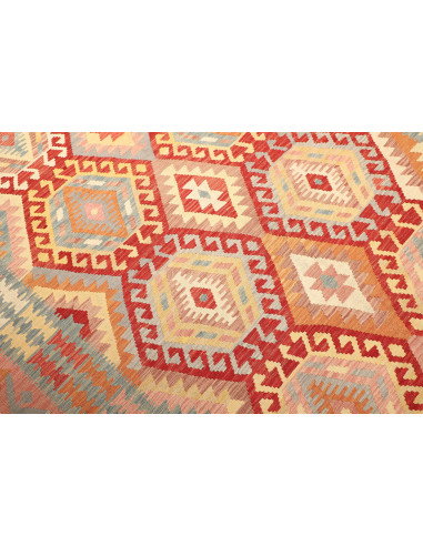 Kilim 211x299 Cm Kilim Afghanistan Lana Cardata A Mano