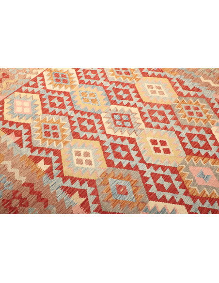 Kilim 212x285 Cm Kilim, Afghanistan, Lana Cardata A Mano
