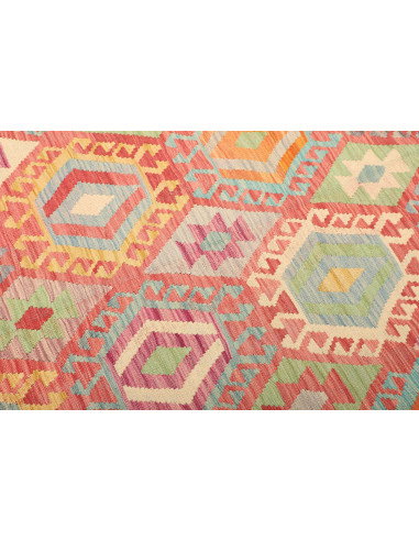 Kilim 201x287 Cm Kilim, Afghanistan, Lana Cardata A Mano