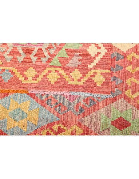Kilim 201x287 Cm Kilim, Afghanistan, Lana Cardata A Mano