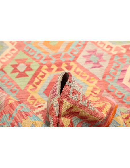 Kilim 201x287 Cm Kilim, Afghanistan, Lana Cardata A Mano