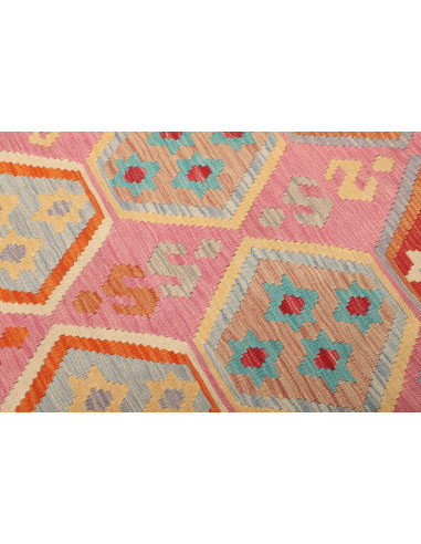 Kilim 202x290 Cm Kilim, Afghanistan, Lana Cardata A Mano