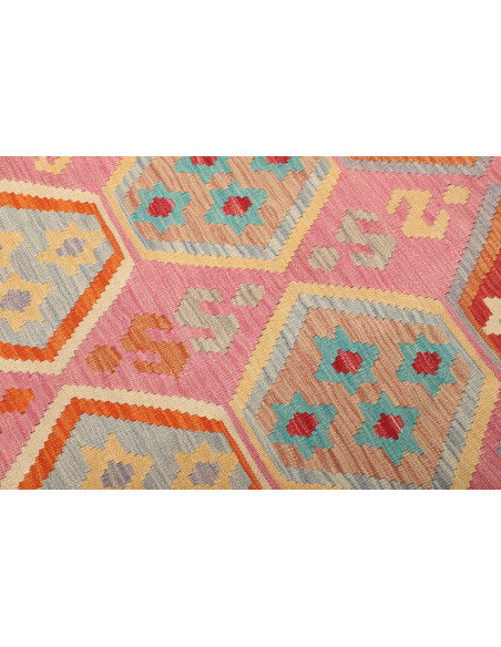 Kilim 202x290 Cm Kilim, Afghanistan, Hand-carded Wool (warp: