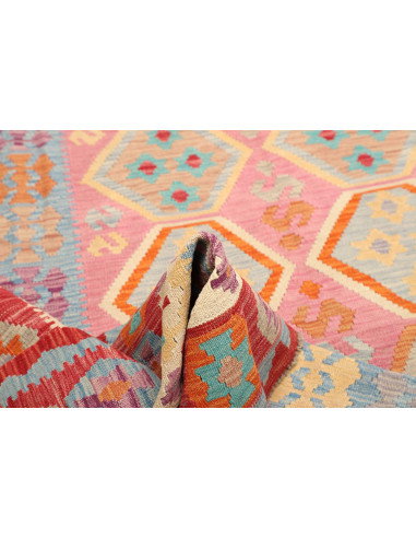 Kilim 202x290 Cm Kilim, Afghanistan, Hand-carded Wool (warp: