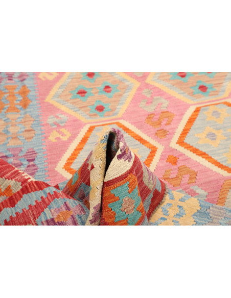 Kilim 202x290 Cm Kilim, Afghanistan, Lana Cardata A Mano
