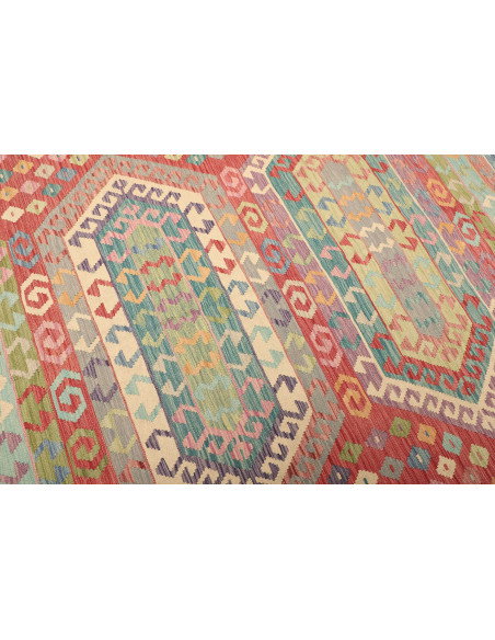 Kilim 208x301 Cm Kilim, Afghanistan, Lana Cardata A Mano