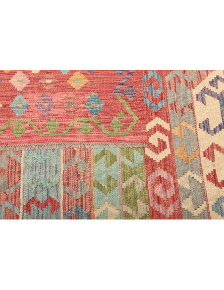 Kilim 208x301 Cm Kilim, Afghanistan, Lana Cardata A Mano