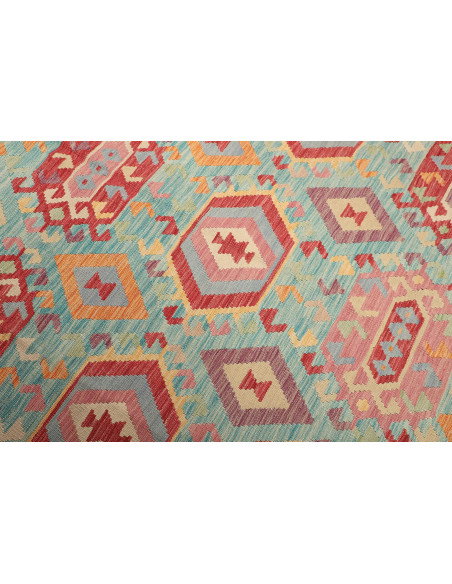 Kilim 205x282 Cm Kilim, Afghanistan. Hand-carded Wool,