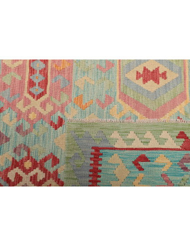 Kilim 205x282 Cm Kilim, Afghanistan. Hand-carded Wool,