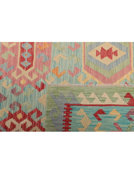 Kilim 205x282 Cm Kilim, Afghanistan. Hand-carded Wool,