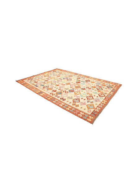 Kilim 204x296 Cm Kilim, Afghanistan, Lana Cardata A Mano