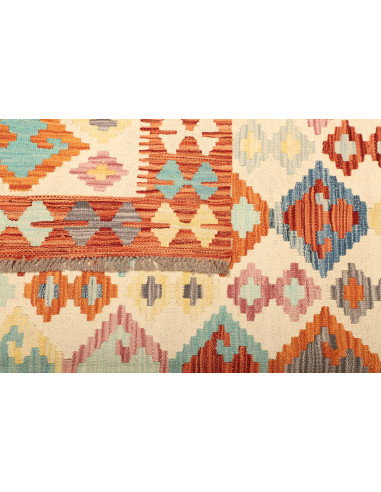 Kilim 204x296 Cm Kilim, Afghanistan, Lana Cardata A Mano