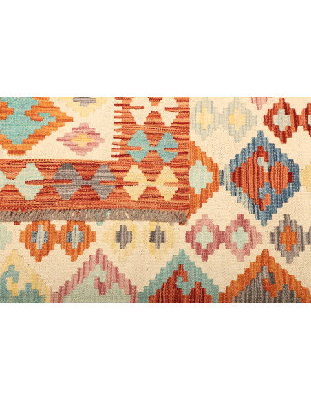 Kilim 204x296 Cm Kilim, Afghanistan, Lana Cardata A Mano