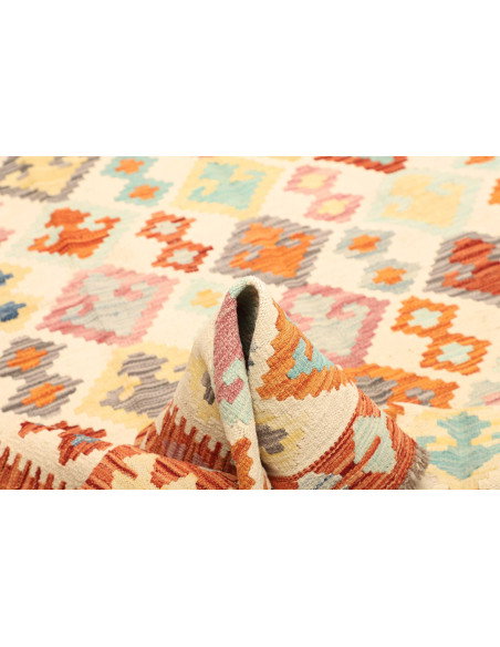 Kilim 204x296 Cm Kilim, Afghanistan, Lana Cardata A Mano