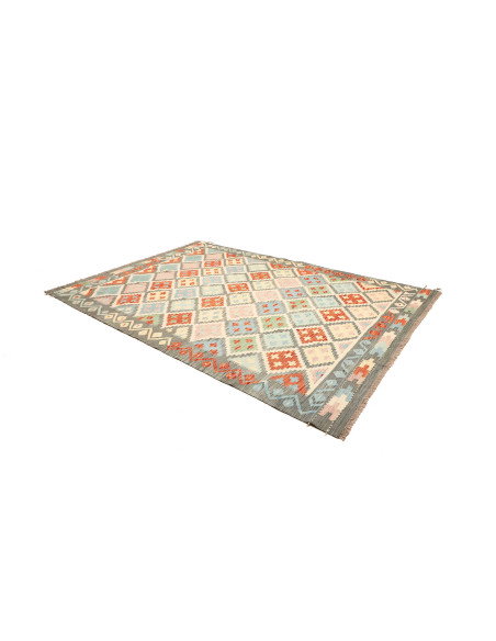 Kilim 208x299 Cm Kilim, Afghanistan, Hand-carded Wool (warp: