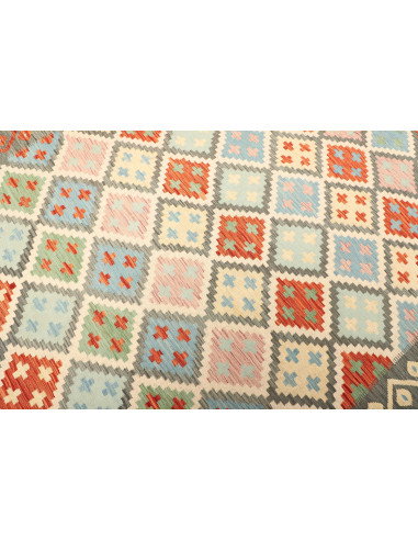 Kilim 208x299 Cm Kilim, Afghanistan, Lana Cardata A Mano