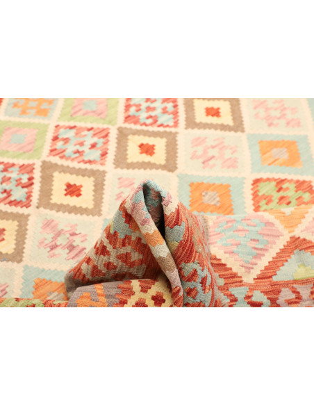 Kilim 216x294 Cm Kilim, Afghanistan, Lana Cardata A Mano