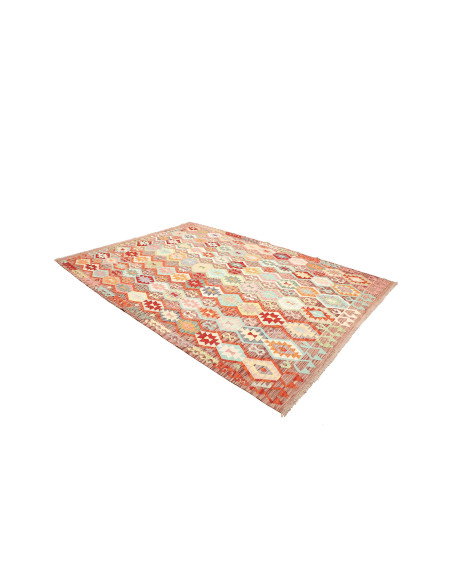 Kilim 210x284 Cm Kilim, Afghanistan, Lana Cardata A Mano