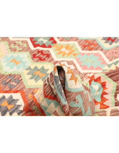 Kilim 210x284 Cm Kilim, Afghanistan, Lana Cardata A Mano