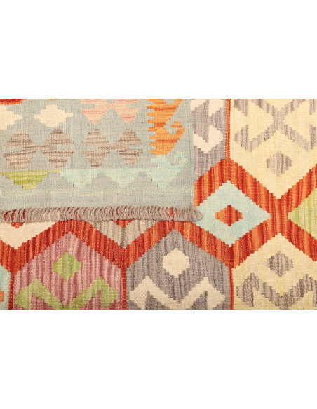 Kilim 201x289 Cm Kilim, Afghanistan, Hand-carded Wool (warp:
