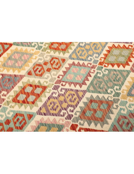 Kilim 208x291 Cm Kilim, Afghanistan, Lana Cardata A Mano,