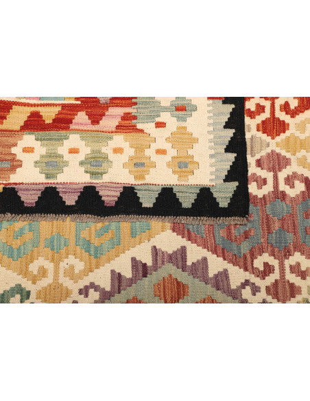 Kilim 208x291 Cm Kilim, Afghanistan, Lana Cardata A Mano,