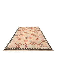 Kilim 200x297 Cm Afghan Kilim, Hand-carded Wool, Cotton Warp 2
