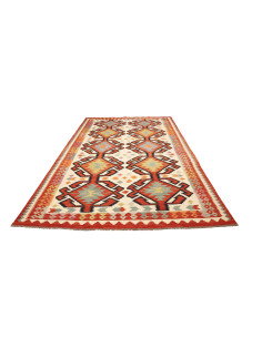 Kilim 198x298 Cm Kilim Afghanistan Hand-carded Wool (warp: 2