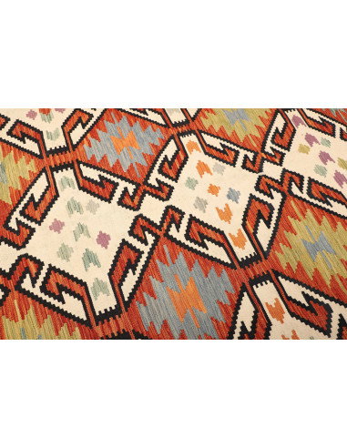 Kilim 198x298 Cm Kilim Afghanistan Hand-carded Wool (warp: