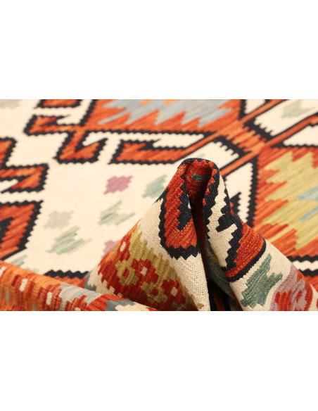 Kilim 198x298 Cm Kilim Afghanistan Hand-carded Wool (warp: