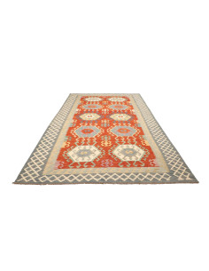 Kilim 206x308 Cm Kilim, Afghanistan, Lana Cardata A Mano 2