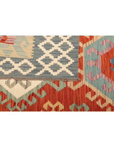 Kilim 206x308 Cm Kilim, Afghanistan, Lana Cardata A Mano