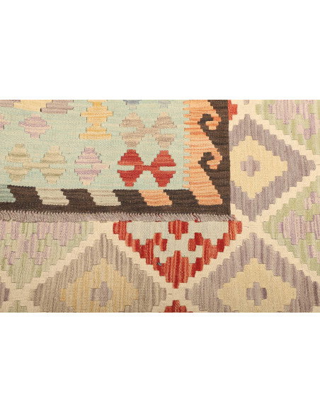 Kilim 211x302 Cm Kilim Afghanistan Lana Cardata A Mano