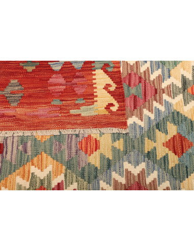 Kilim 203x300 Cm Kilim, Afghanistan, Hand-carded Wool (warp: