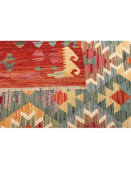 Kilim 203x300 Cm Kilim, Afghanistan, Lana Cardata A Mano
