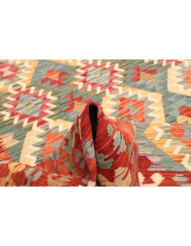 Kilim 203x300 Cm Kilim, Afghanistan, Lana Cardata A Mano
