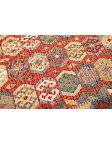 Kilim 209x301 Cm Kilim, Afghanistan, Hand-carded Wool,