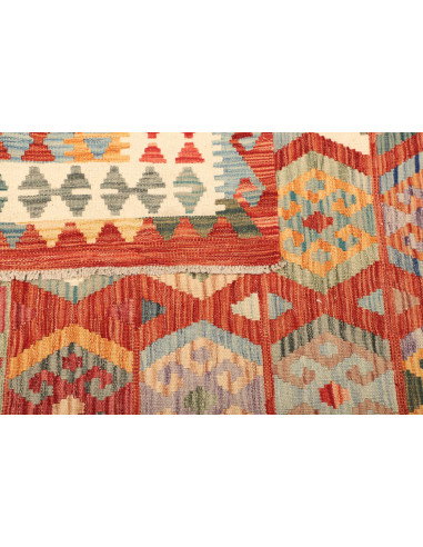 Kilim 209x301 Cm Kilim, Afghanistan, Hand-carded Wool,