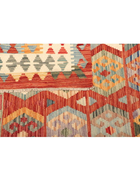 Kilim 209x301 Cm Kilim, Afghanistan, Hand-carded Wool,