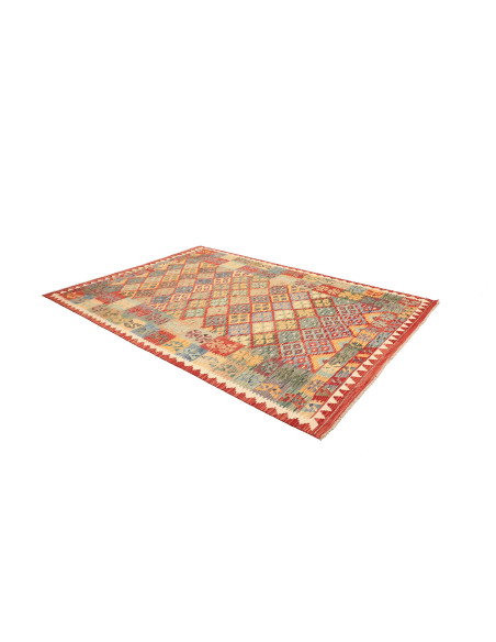 Kilim 205x288 Cm Kilim, Afghanistan, Hand-carded Wool,