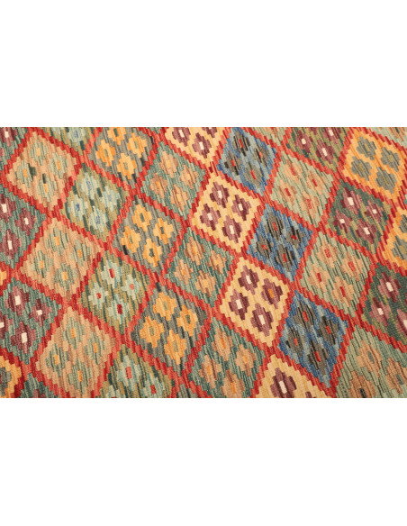 Kilim 205x288 Cm Kilim, Afghanistan, Lana Cardata A Mano,