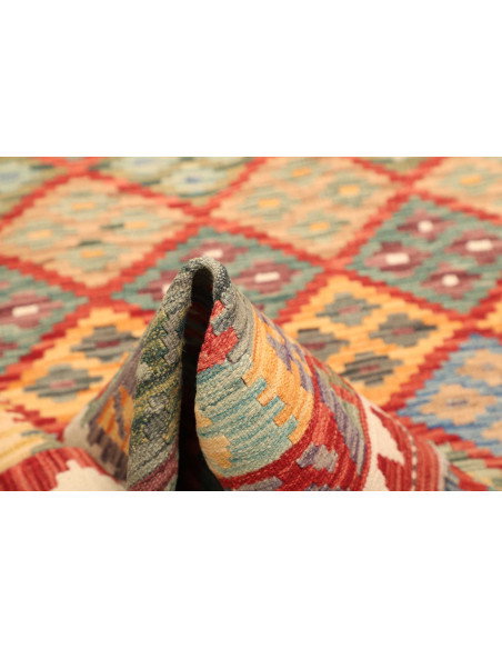 Kilim 205x288 Cm Kilim, Afghanistan, Lana Cardata A Mano,