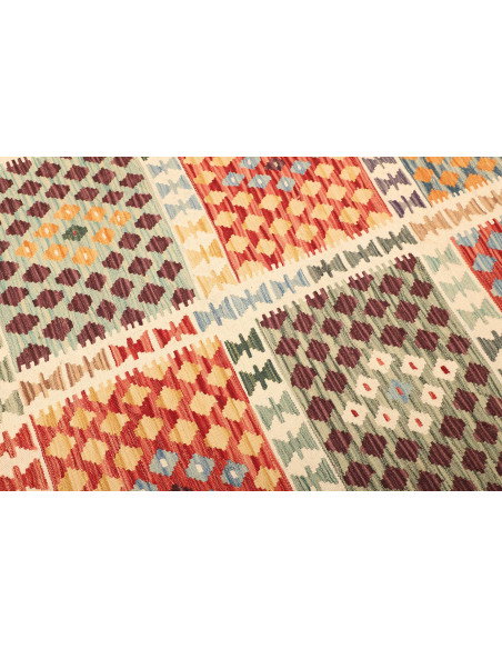 Kilim 207x298 Cm Kilim, Afghanistan, Hand-carded Wool (warp:
