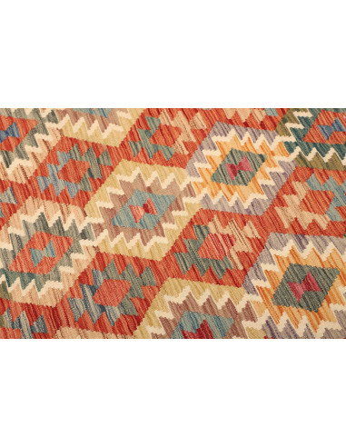 Kilim 210x298 Cm Kilim, Afghanistan, Lana Cardata A Mano