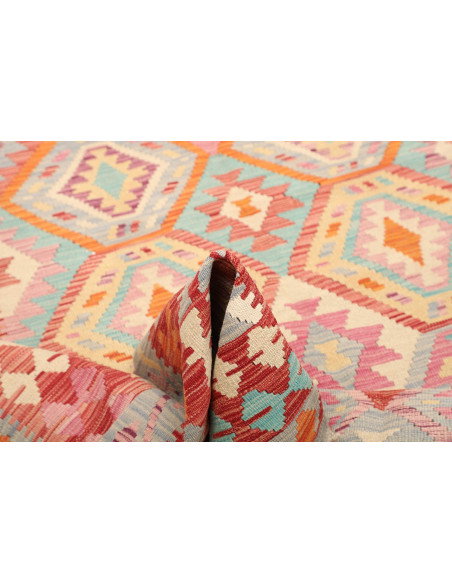 Kilim 169x253 Cm Kilim. Afghanistan. Hand-carded Wool (warp:
