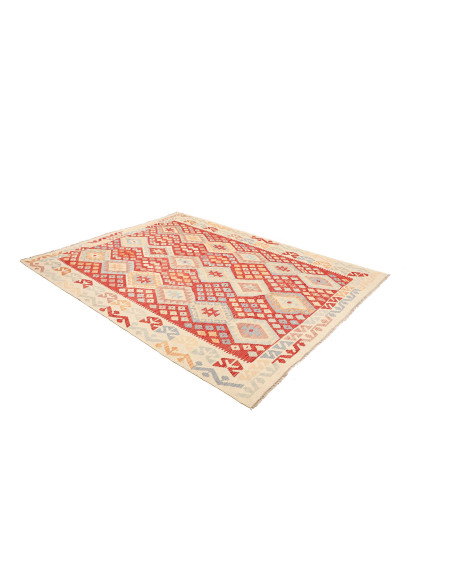 Kilim 183x245 Cm Kilim Afghanistan, Hand-carded Wool (warp: